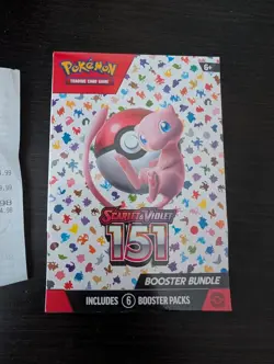 Pokemon TCG Scarlet & Violet 151 Booster Bundle - Brand New Sealed - 6 Packs - Image 1