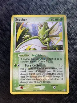 Pokemon TCG - Scyther 29/112 [Reverse Holo] - FireRed & LeafGreen - LP - Image 1