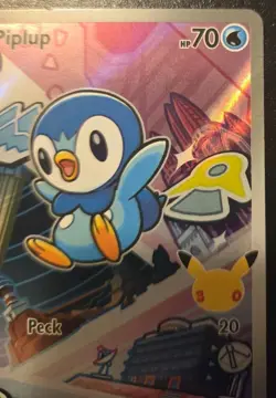 Piplup 042 MEP Black Star Promo First Partner Illustration Collection Pokemon - Image 3