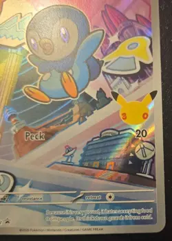 Piplup 042 MEP Black Star Promo First Partner Illustration Collection Pokemon - Image 5
