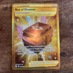 Pokemon TCG Box Of Disaster 214/196 Lost Origin Gold Trainer NM - Image 2