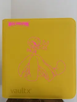 Vault X - 12 Pocket - Binder - Yellow Binder - Pokemon Mega Evolution Gardevoir - Image 1