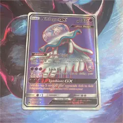Pokemon Nihilego GX Full Art Ultra Beast 103/111 Crimson Invasion Holo - Image 1
