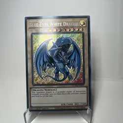 BLMM-EN001 Blue-Wyes White Dragon Chibi Secret Rare - Yu-Gi-Oh TCG English - Image 1