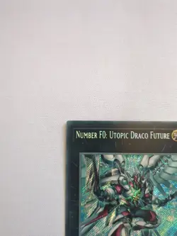 YUGIOH NUMBER F0: UTOPIC DRACO FUTURE SECRET RARE 1ST LP BLCR-EN085 - Image 2
