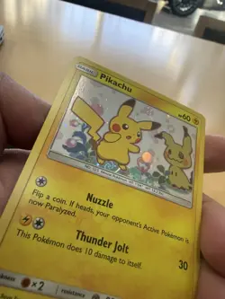 Pikachu SM162 Black Star Promo Card 🌀Swirl Holo - Image 3