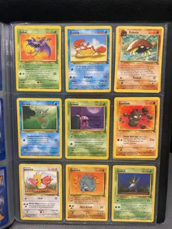 Jungle and Fossil Set Pokemon Cards Collection Bundle No Duplicates 1999 WOTC /5 - Image 1