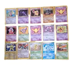 Pokemon Cards Lot, & Various Sets Lot Of 15 Pokemon Cards. Various Year. - Image 1