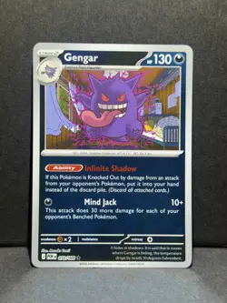 Gengar 050/088 Reverse HOLO + HOLO Pokemon Card Perfect Order - Image 2