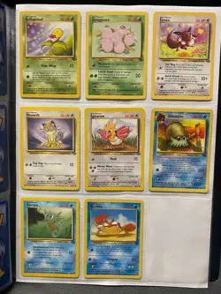 Jungle and Fossil Set Pokemon Cards Collection Bundle No Duplicates 1999 WOTC /4 - Image 3