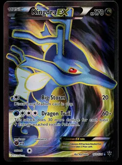 Pokemon Card - Kingdra EX XY Fates Collide 122/124 Ultra Rare - Image 1