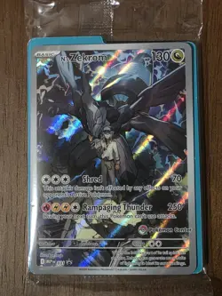 Pokemon Center N's Zekrom 031 Black Star Promo Card I PC STAMPED I Sealed - Image 1