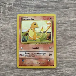 Pokemon TCG Charmander Base Set, Card 46/102, Regular, 1999 - Image 1