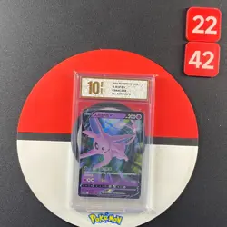 Pokemon Chinese TCG CARD Sword & Shield Espeon V CS4ac 058/132 RR Grade10 - Image 1