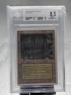 1994 MTG Revised Edition Bayou Rare Land! BGS 8.5! 8.5/9.5/9/7.5 Subs - Image 1