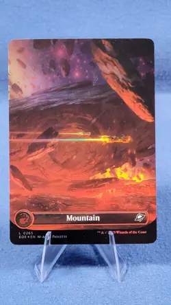 Mountain 0265 Full Art Foil Land Edge Of Eternities EOE MTG Magic The Gathering - Image 1