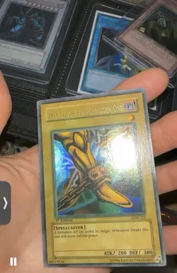 Lob 1st Edition: Exodia; Left Leg Of The Forbidden One (wavy + Faded) - Image 4