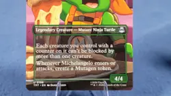Michelangelo, Mutant BFF | 198 | Uncommon | Borderless Regular | TMNT | MTG B - Image 3