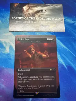 Ellie's Rage Dictate of Erebos 2204 Foil The Last of Us Part 2 Secret Lair - Image 1