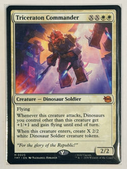 Triceraton Commander [TMT - 25] - NM [Normal] TCG MTG - Fresh Pull - Image 1
