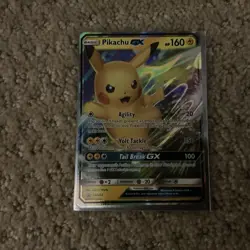 Pokemon Pikachu GX SM232 Black Star Promo Holo Card Sun & Moon - Image 1