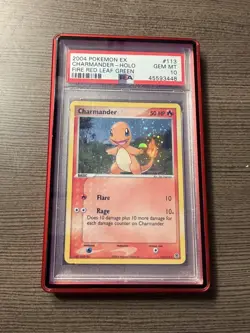 Pokemon EX Fire Red Leaf Green Charmander Holo Secret Rare 113/112 PSA 10 - Image 1