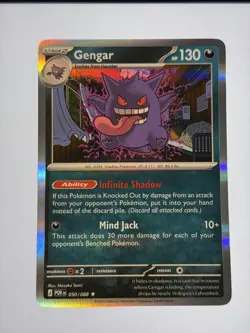 Pokemon TCG Gengar 050/088 Mega Evolution Perfect Order Holo Nm - Image 1