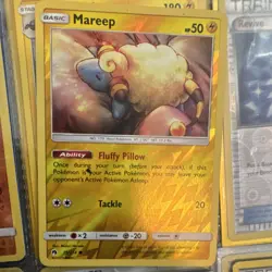 Pokemon Mareep 75/214 SM-Lost Thunder Reverse Holo Common Basic HP 50 Card - Image 1