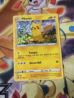 Pokemon TCG Pikachu 7/15 Holo 2022 McDonald's Holo Bleed Error - Image 1
