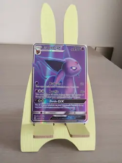 2017 PTCG Pokemon Sun/Moon English Version Holo Art Espeon GX 140/149 - Image 1