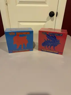 Pokemon TCG Sword & Shield Base Set ETB x 2 - Image 1