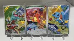 Pokemon TCG First Partner Illustration Collection Series 1 Kanto GEN 1 Starters - Image 1