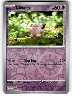 Pokemon - Clefairy - 081/197 - Reverse Holo - Obsidian Flames - NM - Image 1