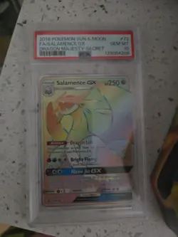 2018 POKEMON DRAGON MAJESTY SALAMENCE GX - Image 2