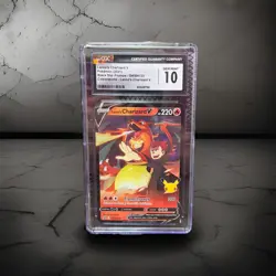 LANCE'S CHARIZARD V POKEMON CELEBRATIONS BLACK STAR PROMO #SWSH133 CGC 10 GEM MT - Image 1