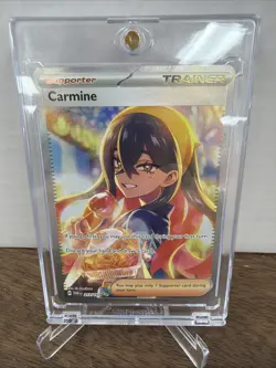 Carmine 217/167 Special Illustration Rare Pokemon Sv06: Twilight Masquerade - Image 1
