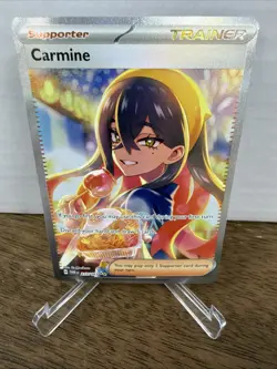 Carmine 217/167 Special Illustration Rare Pokemon Sv06: Twilight Masquerade - Image 2