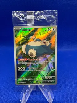 SEALED Pokemon Scarlet & Violet 151 ETB Snorlax 051 Promo NM - Image 1