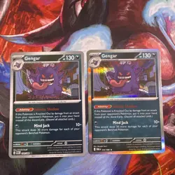 2 - Pokemon Gengar 050/088 Holo/Reverse Holo Mega Evolution Perfect Order NM - Image 1