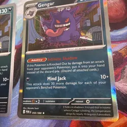 2 - Pokemon Gengar 050/088 Holo/Reverse Holo Mega Evolution Perfect Order NM - Image 3