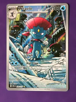 Pokemon TCG Weavile 228/217 - Ascended Heroes Illustration Rare Near Mint - Image 1