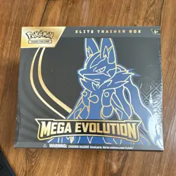 Pokemon TCG Mega Evolution Elite Trainer Box Lucario - Image 1