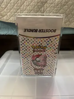 Pokemon 151 sv3.5 Booster Bundle Display Factory Sealed W/ Acrylic Case - Image 1