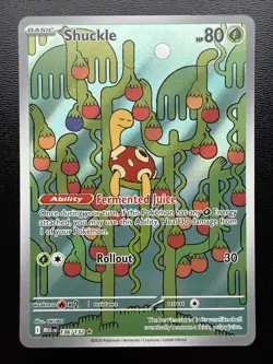 FREE SHIPPING Pokemon Shuckle 136/132 Mega Evolution Full Art Illustration - Image 1