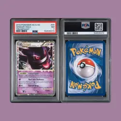 POKEMON 2010 GENGAR-HOLO HEARTGOLD & SOULSILVER TRIUMPHANT #94 PSA 7 NEW CERT - Image 3