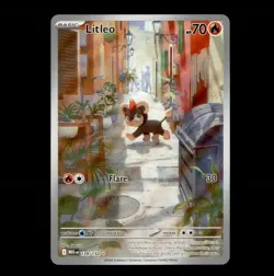 Litleo 139/132 Illustration Rare Mega Evolution Pokemon NM - Image 1