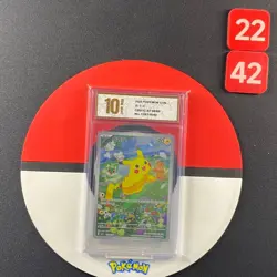 Pikachu CBB1C 07 08/09 Sun & Moon Chinese Pokemon Grade10 - Image 1