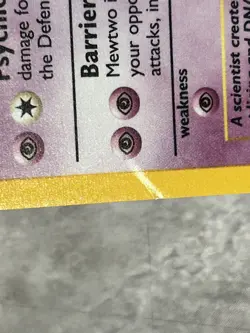 Mewtwo 10/102 Base Set Unlimited Holo Rare Pokemon DMG - Image 3