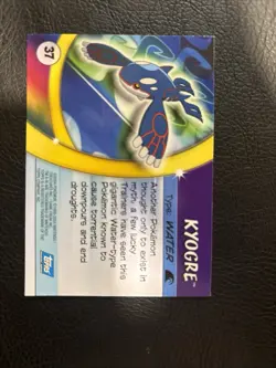 Kyogre 37 2004 Topps Pokemon Advanced Challenge Vlp - Image 2