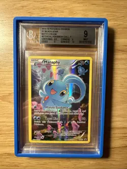 Manaphy XY113 BGS 9 Mythical Premium Collection Promo Pokemon 2016 MISS LABELED - Image 2